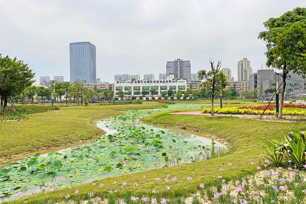 珠海市前山水质净化厂园林绿化工程