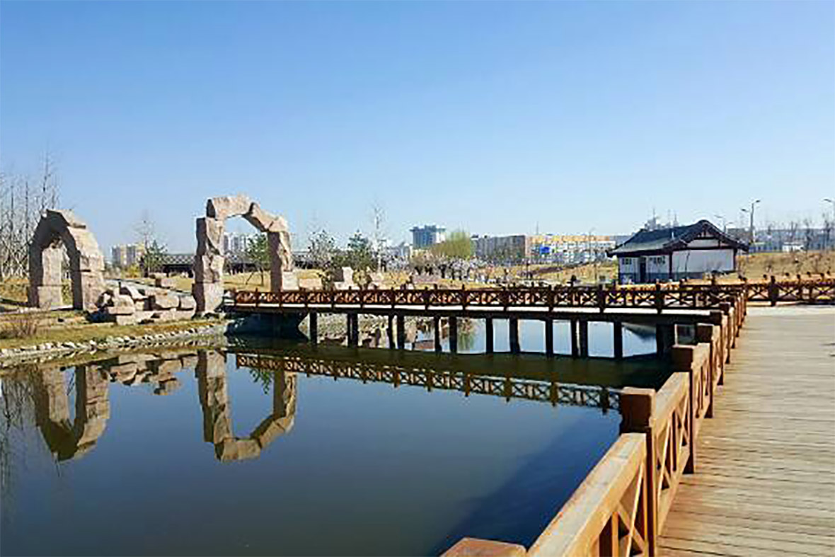 榆溪滨河公园水景工程
